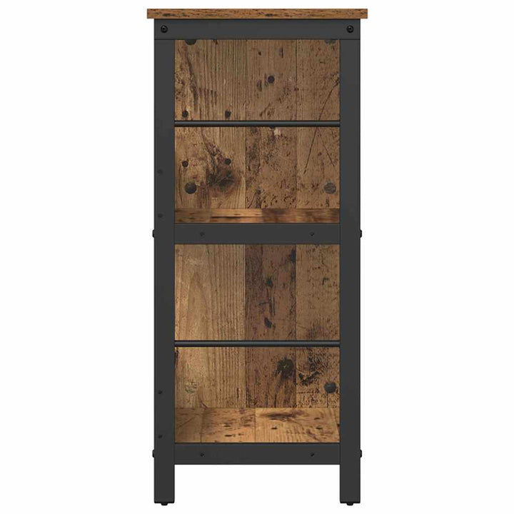 Bogreol Gammelt træ 102 x 32 x 72,5 cm Konstrueret træ