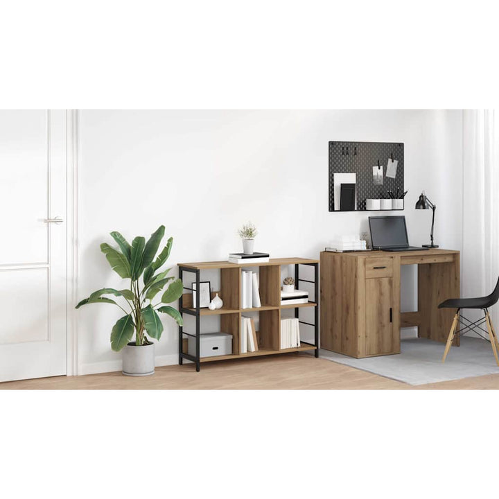 Bogreol Artisan Egetræ 102 x 32 x 72,5 cm Konstrueret træ