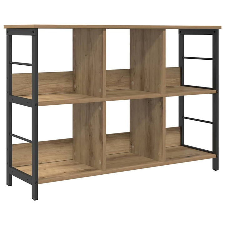 Bogreol Artisan Egetræ 102 x 32 x 72,5 cm Konstrueret træ