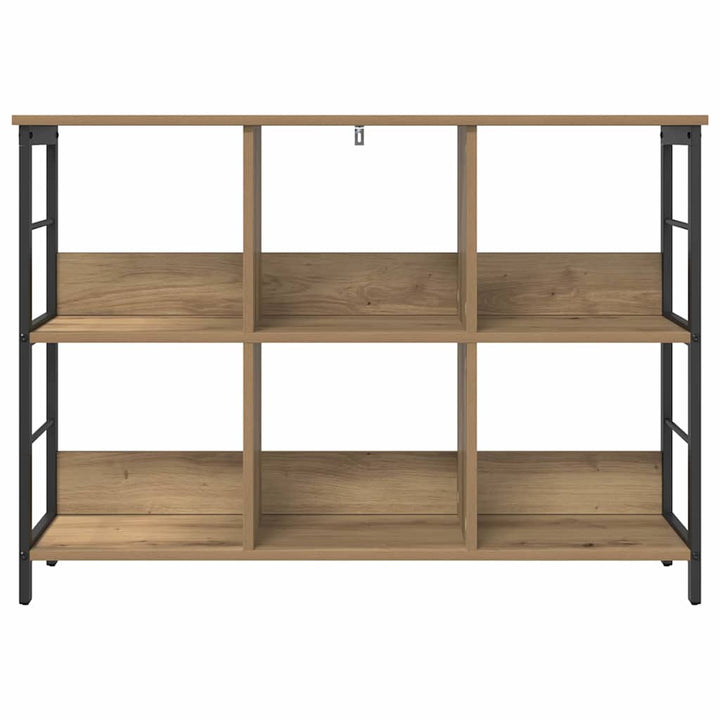 Bogreol Artisan Egetræ 102 x 32 x 72,5 cm Konstrueret træ