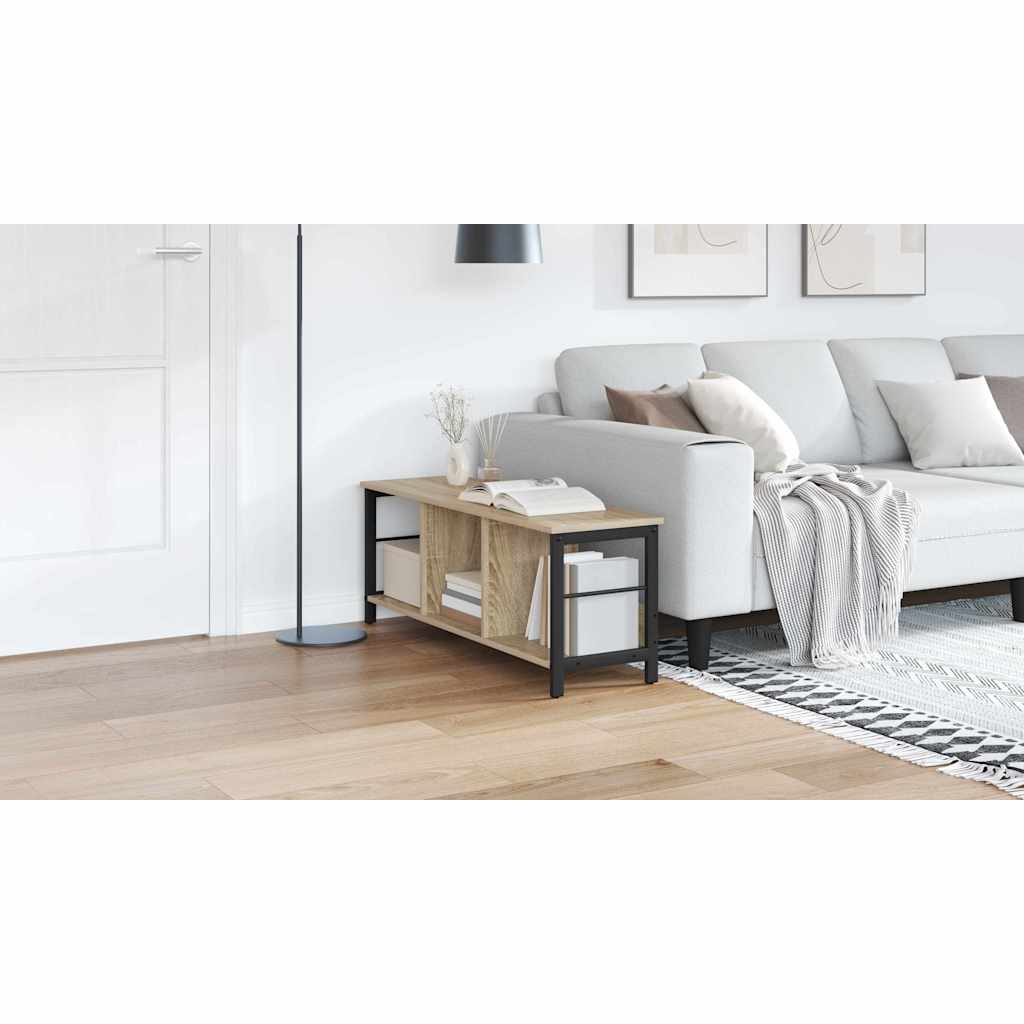 Bogreol Sonoma eg 102 x 32 x 40,5 cm Konstrueret træ