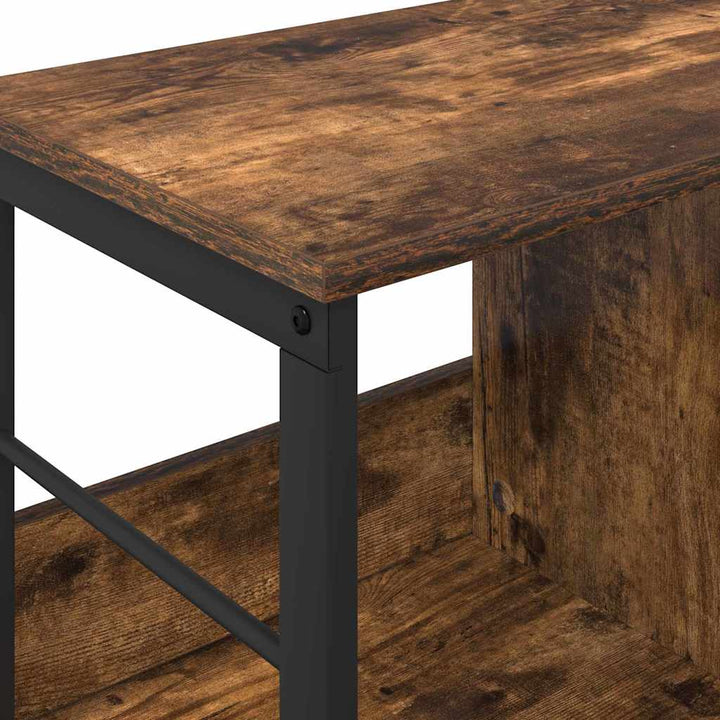 Bogreol Røget eg 102 x 32 x 40,5 cm Konstrueret træ