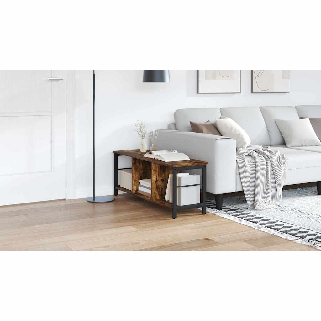 Bogreol Røget eg 102 x 32 x 40,5 cm Konstrueret træ