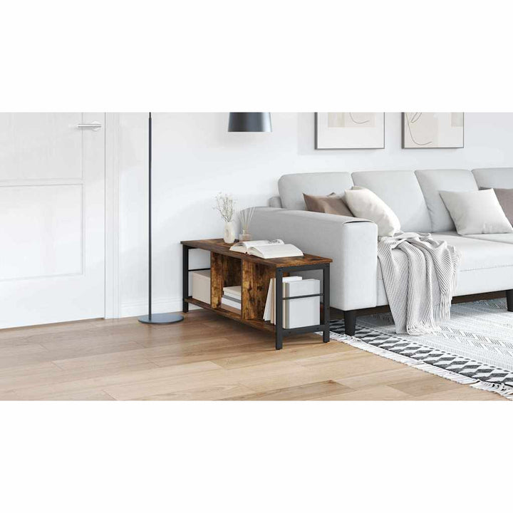 Bogreol Røget eg 102 x 32 x 40,5 cm Konstrueret træ