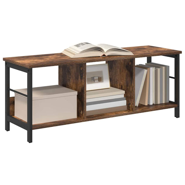 Bogreol Røget eg 102 x 32 x 40,5 cm Konstrueret træ
