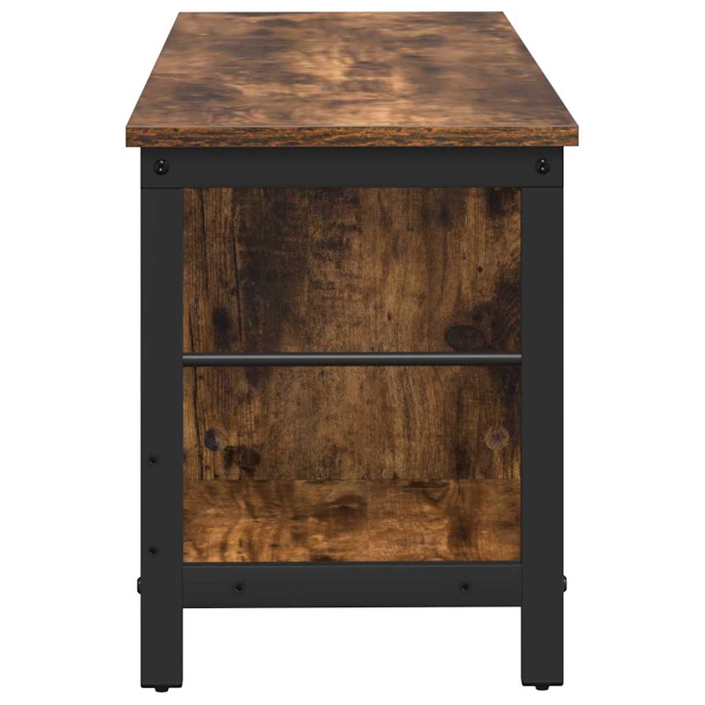 Bogreol Røget eg 102 x 32 x 40,5 cm Konstrueret træ