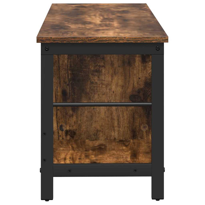 Bogreol Røget eg 102 x 32 x 40,5 cm Konstrueret træ