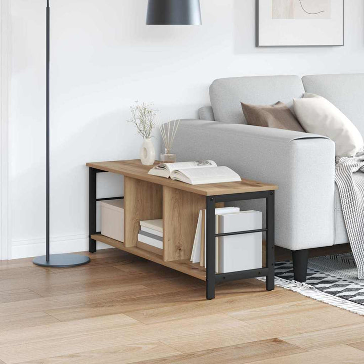 Bogreol 3 niveauer 102 x 32 x 40,5 cm Konstrueret træ