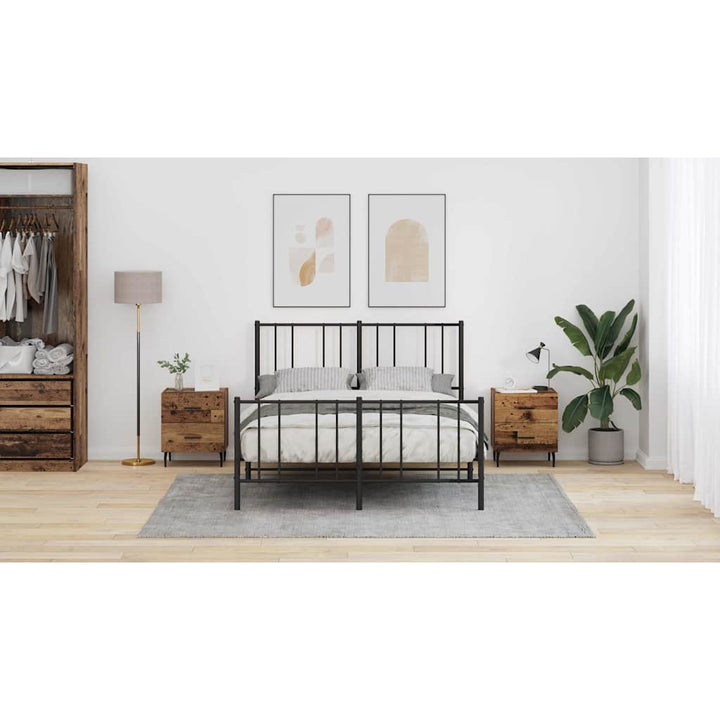 Natskab 2 pcs Gammelt træ 40 x 35 x 47,5 cm Konstrueret træ