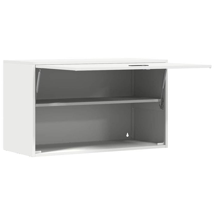 Vægbeslag til Garage Hvid 90 x 40 x 53 cm Pulverlakeret stål