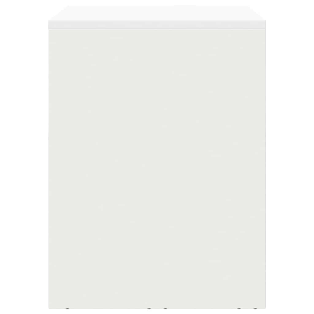 Vægbeslag til Garage Hvid 90 x 40 x 53 cm Pulverlakeret stål