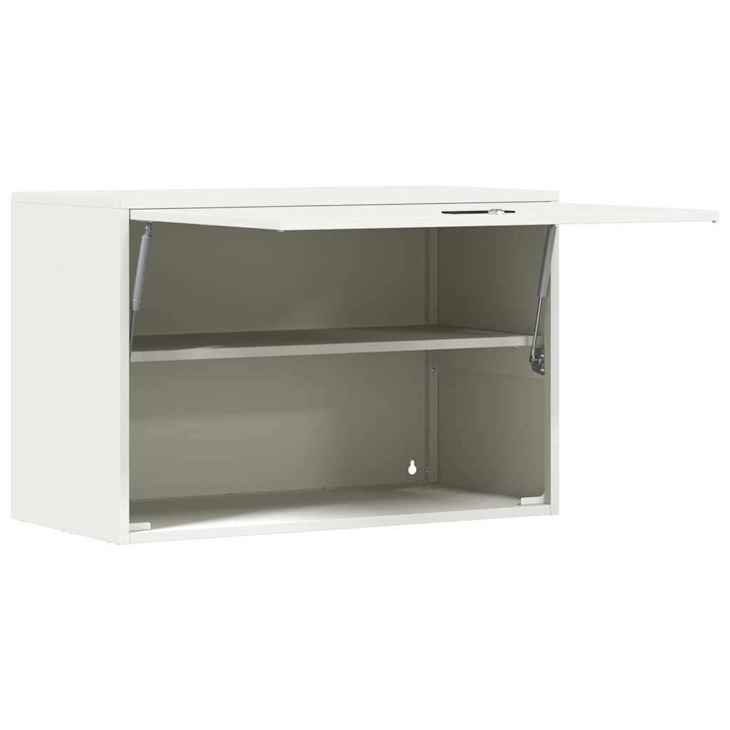Vægbeslag til Garage Hvid 80 x 40 x 53 cm Pulverlakeret stål