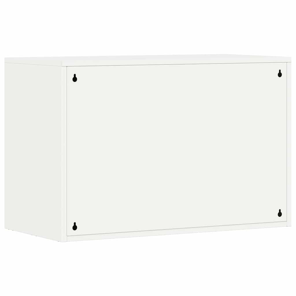 Vægbeslag til Garage Hvid 80 x 40 x 53 cm Pulverlakeret stål