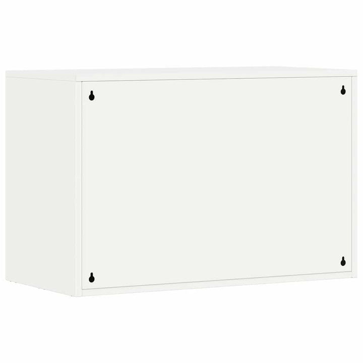 Vægbeslag til Garage Hvid 80 x 40 x 53 cm Pulverlakeret stål