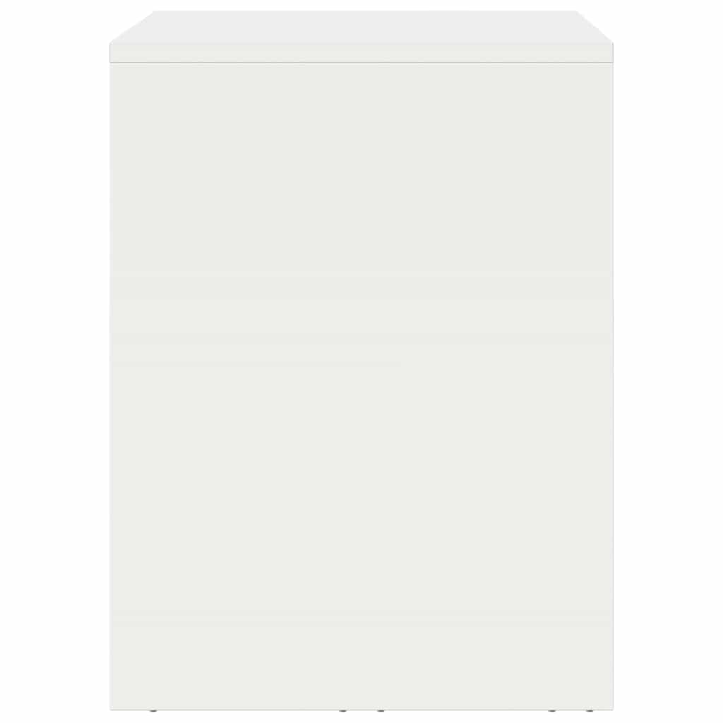 Vægbeslag til Garage Hvid 80 x 40 x 53 cm Pulverlakeret stål