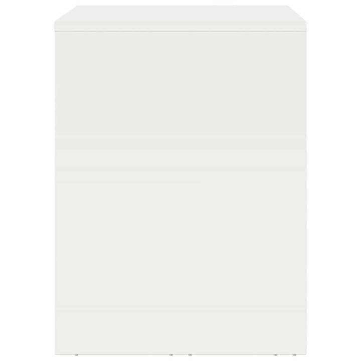 Vægbeslag til Garage Hvid 80 x 40 x 53 cm Pulverlakeret stål