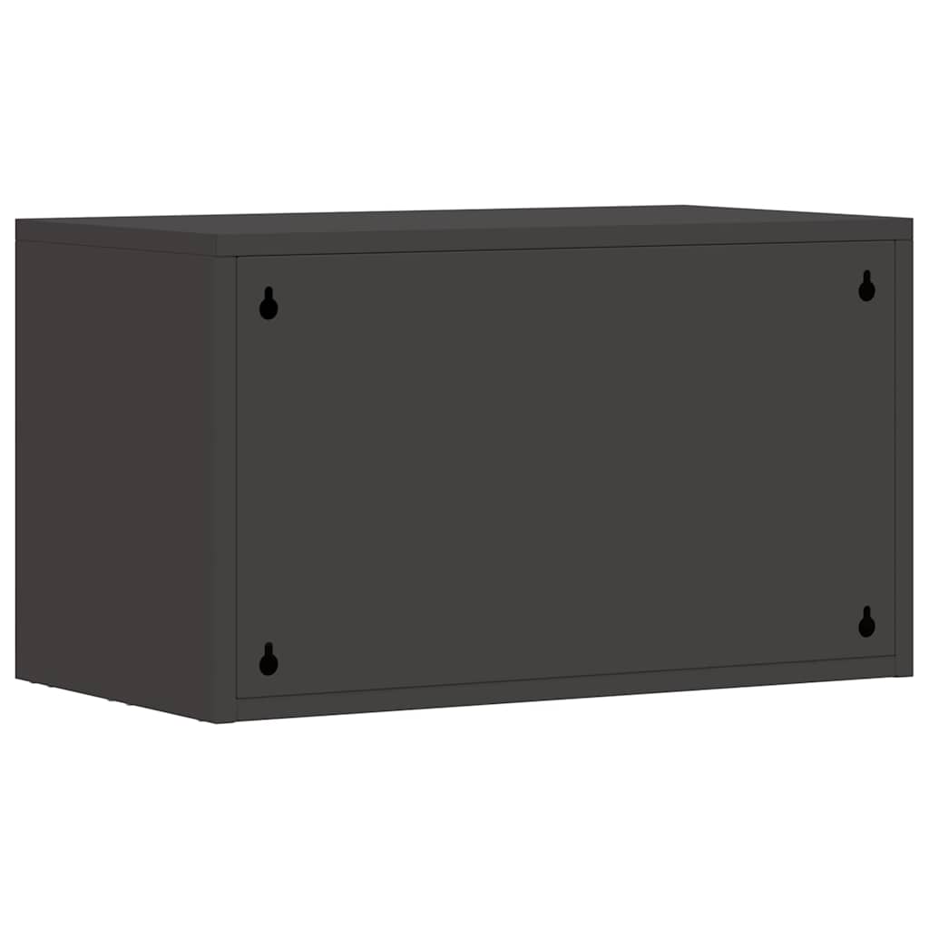Vægbeslag til Garage Sort 60 x 33 x 35 cm Pulverlakeret stål