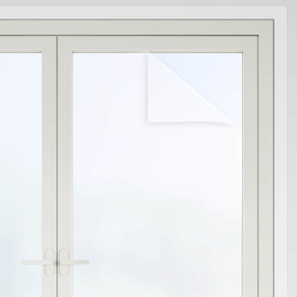 Statisk Vinduesfilm Frostet hvid 60 x 2000 cm PVC