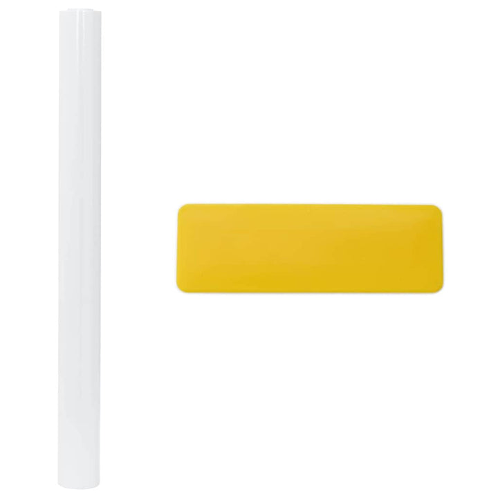 Statisk Vinduesfilm Frostet hvid 90 x 2000 cm PVC