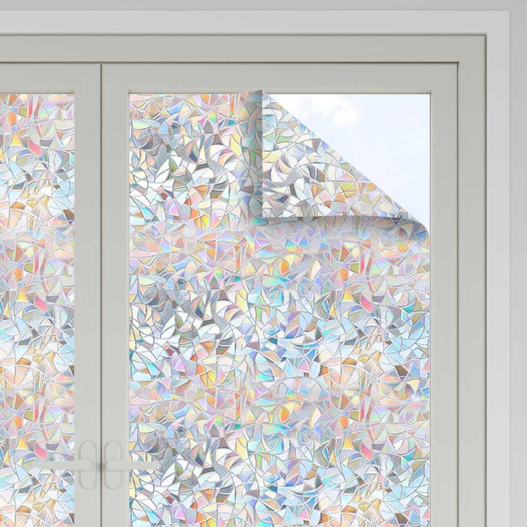 Statisk Vinduesfilm Transparent 90 x 2000 cm PVC