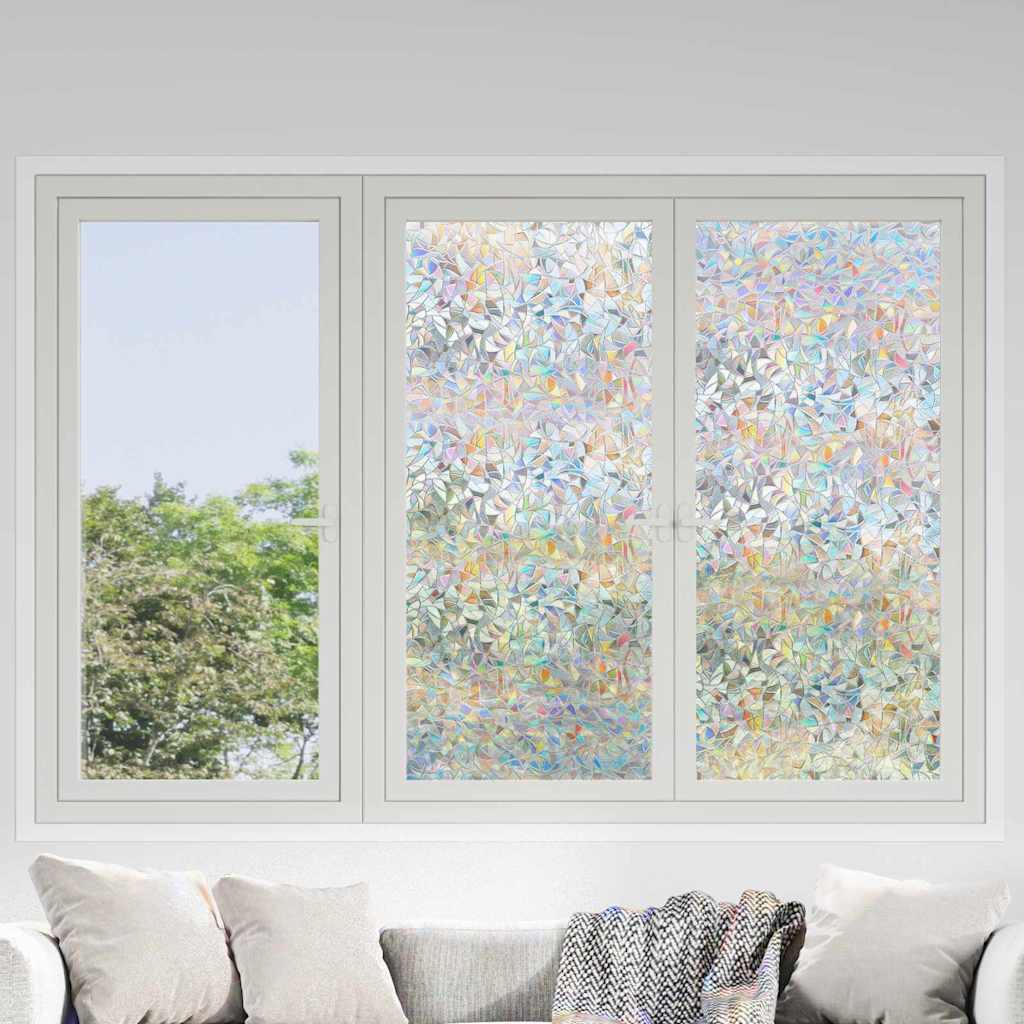 Statisk Vinduesfilm Transparent 90 x 2000 cm PVC