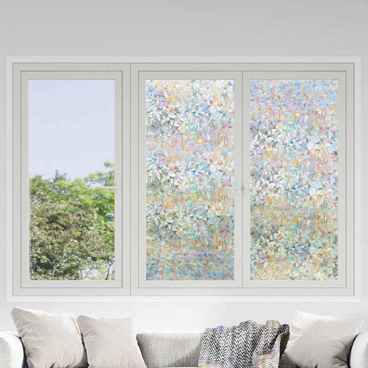 Statisk Vinduesfilm Transparent 90 x 2000 cm PVC