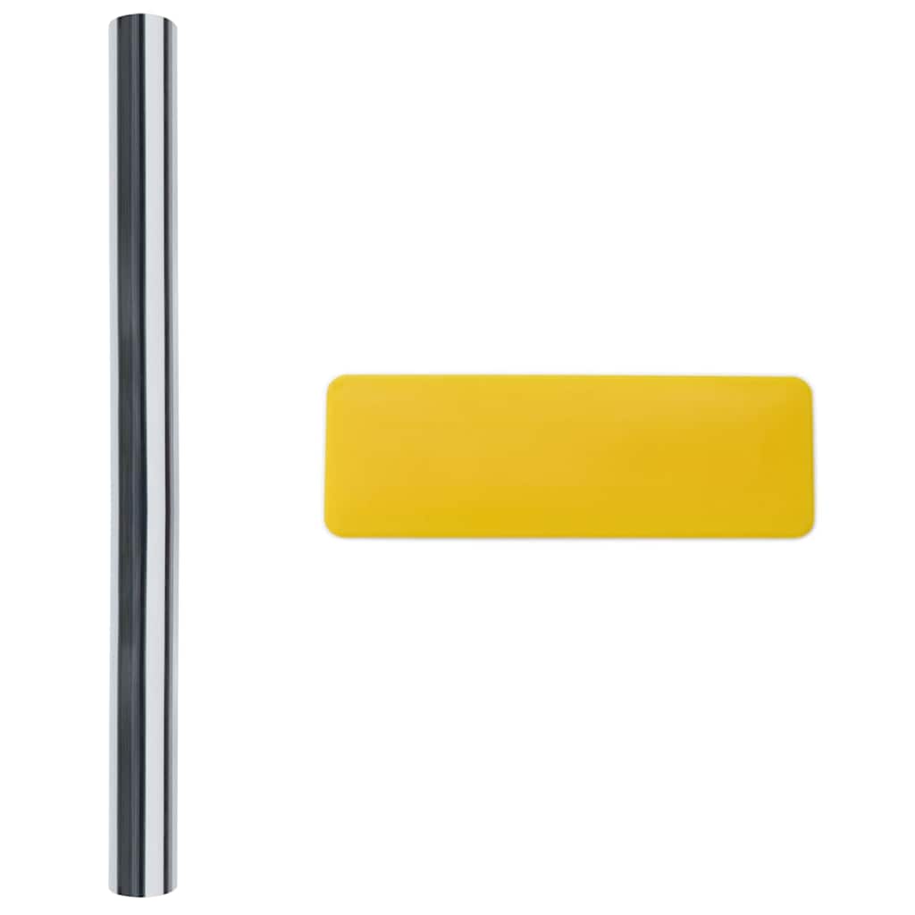 Statisk Reflekterende Solfilm til Vinduer Sølv 60 x 2000 cm PVC