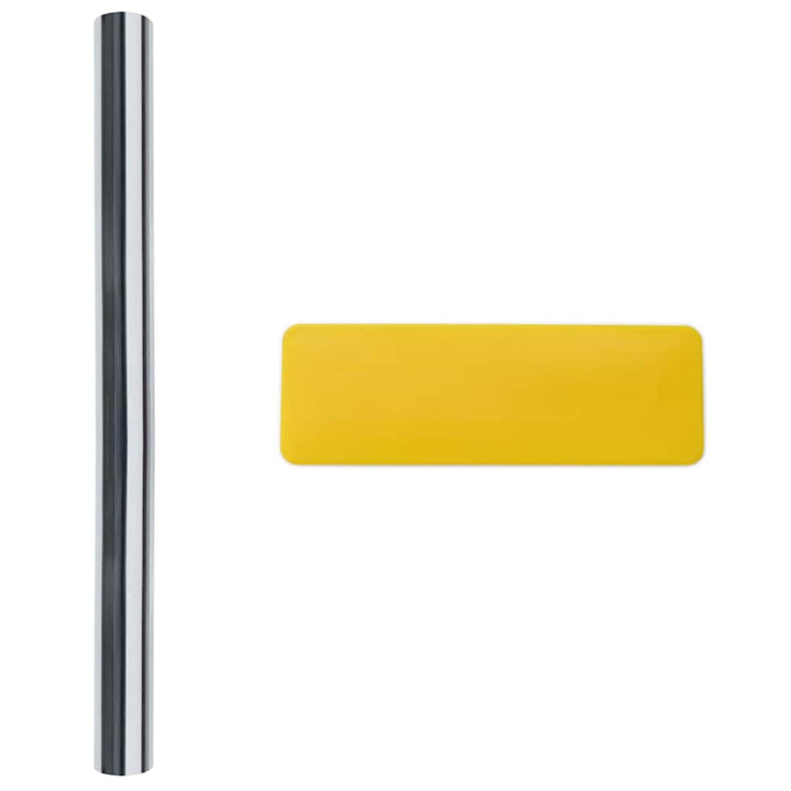 Statisk Reflekterende Solfilm til Vinduer Sølv 90 x 2000 cm PVC