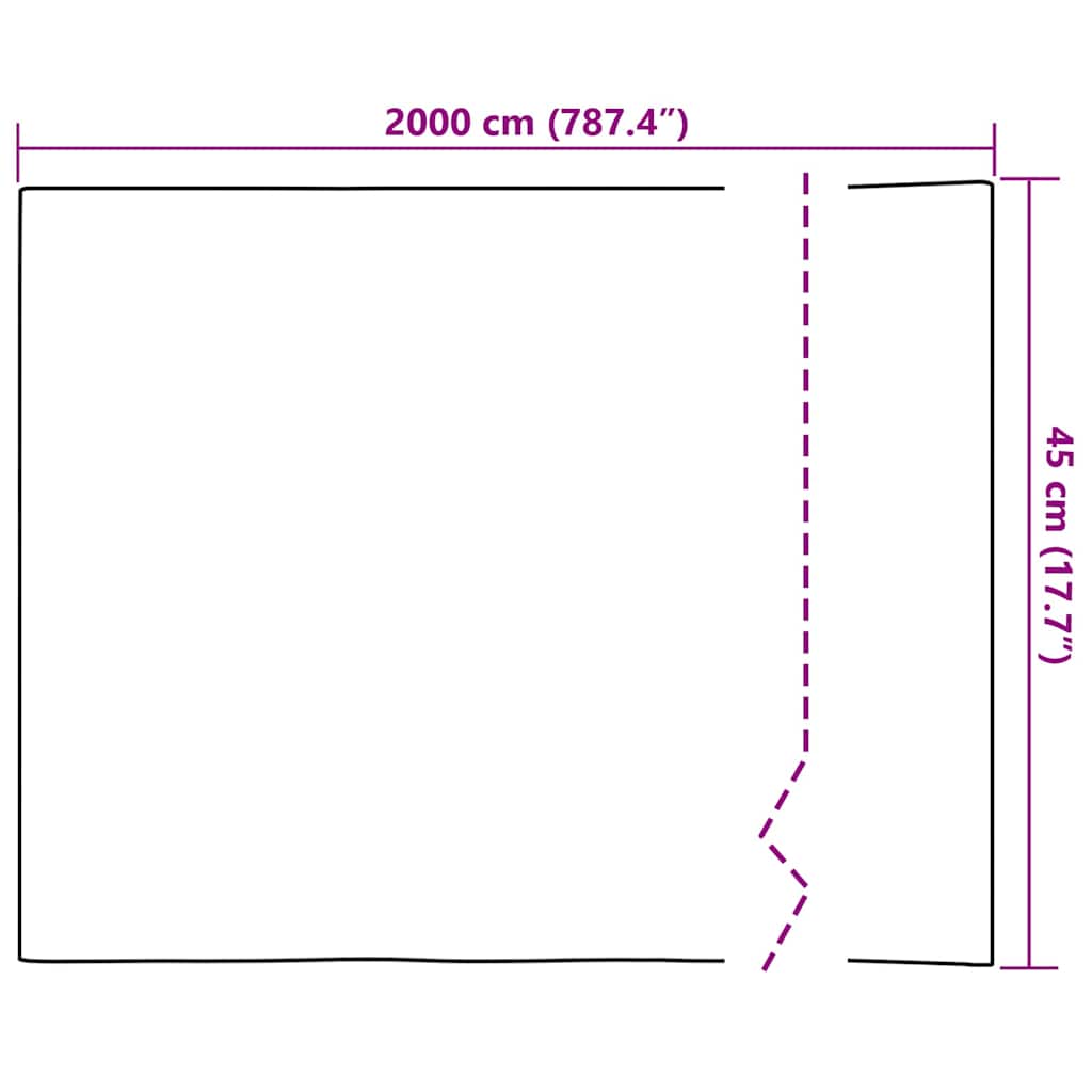 Selvklæbende Vinduesfolie Frostet hvid 45 x 2000 cm PVC