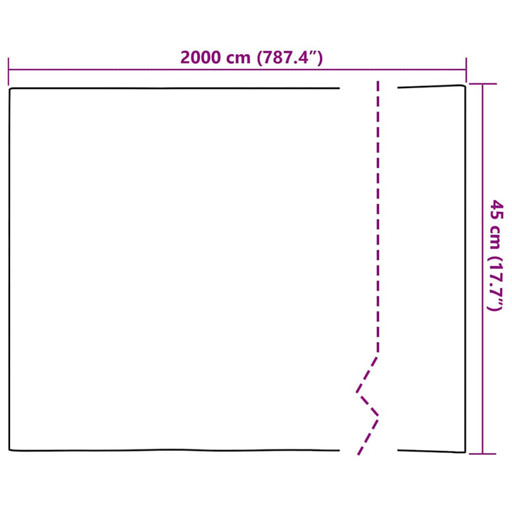 Selvklæbende Vinduesfolie Frostet hvid 45 x 2000 cm PVC