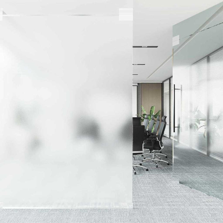 Selvklæbende Vinduesfolie Frostet hvid 90 x 1000 cm PVC