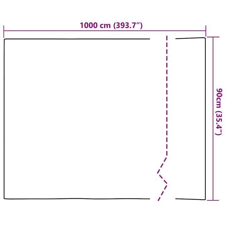 Selvklæbende Vinduesfolie Frostet hvid 90 x 1000 cm PVC