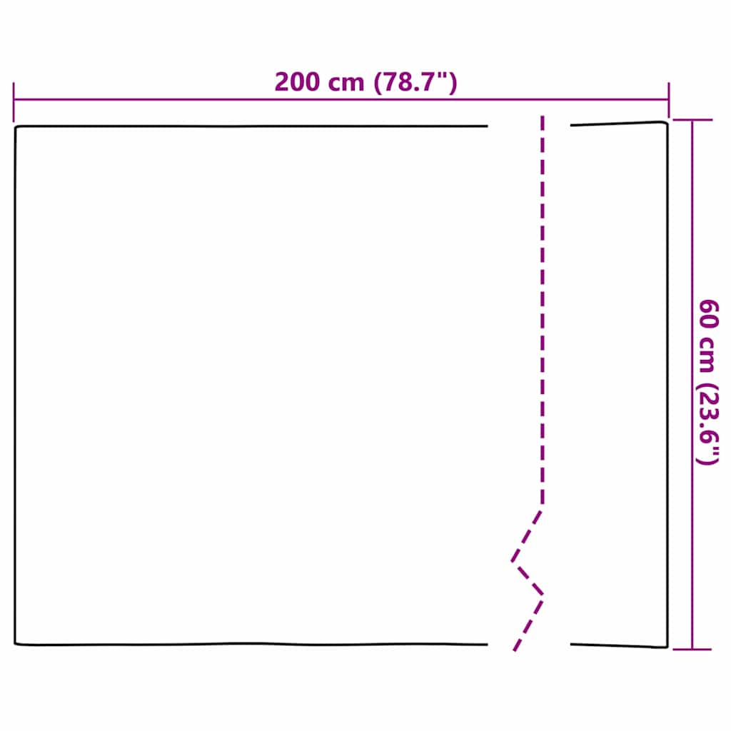 Selvklæbende Spejl Film 60 x 200 cm 2 stk. Sølv PET