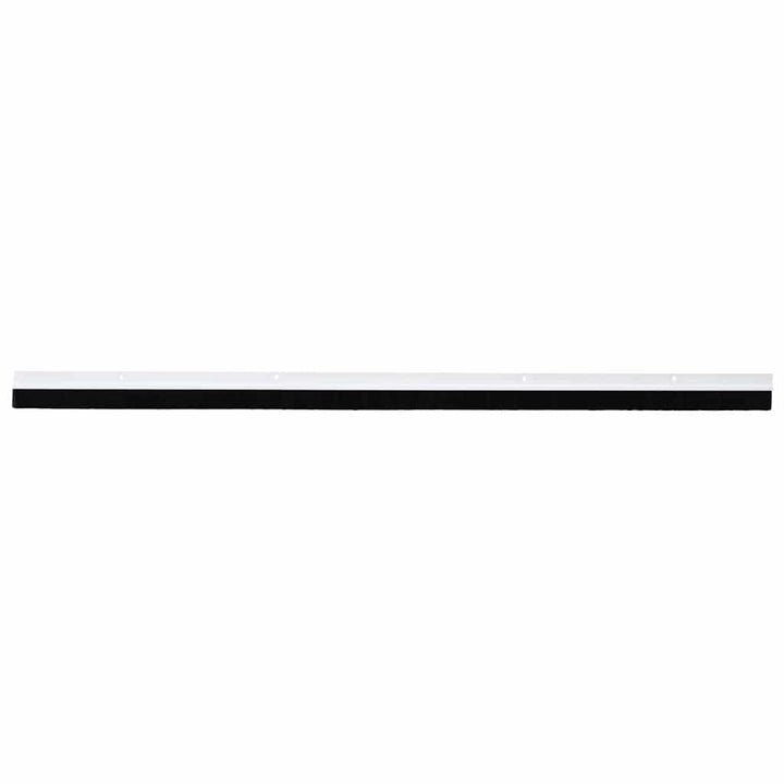 Skruemonterede dørbørste tætninger 12 pcs Hvid 100 cm