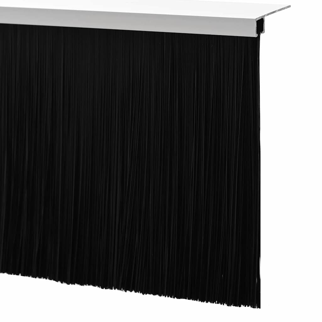 Skruemonterede dørbørste tætninger 12 pcs Hvid 100 cm