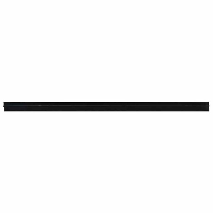 Selvklæbende dørbørstetætninger 12 pcs Sort 100 cm