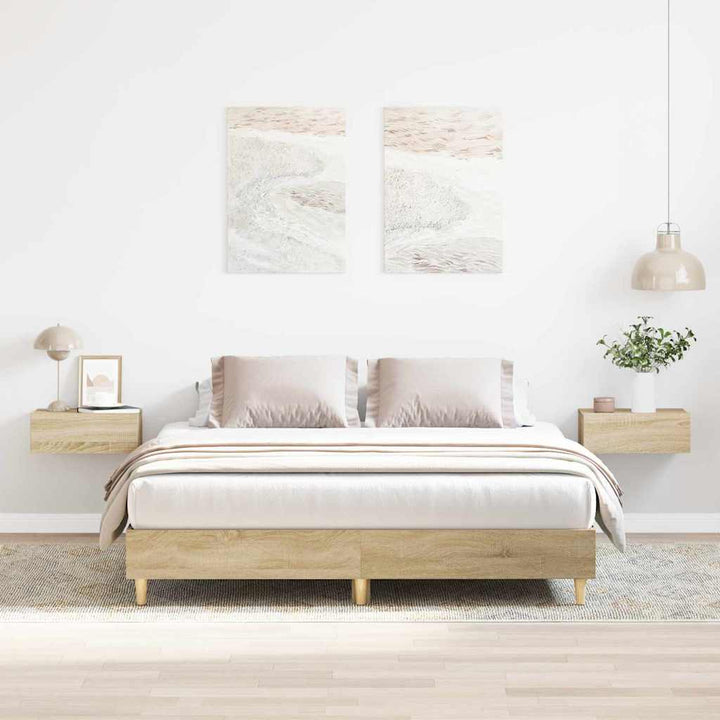 Sengestel Sonoma 152 x 203 cm Konstrueret træ