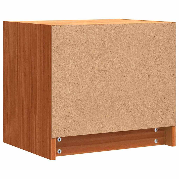 Sengeborde 2 pcs Voks brun 40 x 30.5 x 35.5 cm Fyrretræ