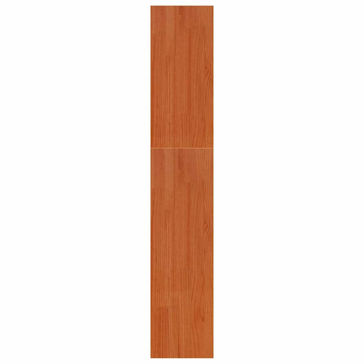 Bogskab Voks brun 80 x 30 x 167,5 cm Massiv fyrretræ