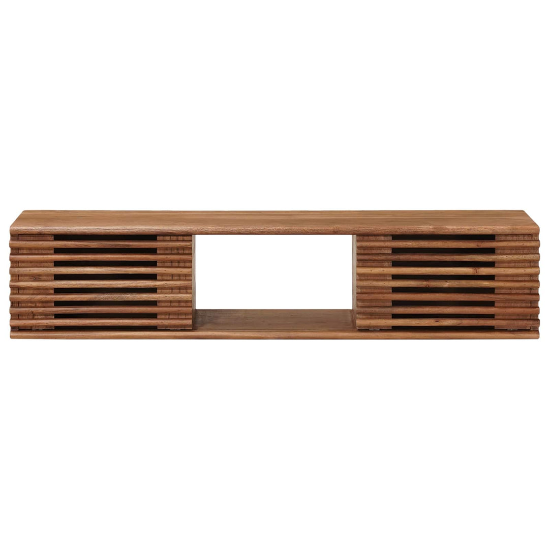TV-skab med opbevaring med dør Naturfarvet 105 x 30 x 22,5 cm