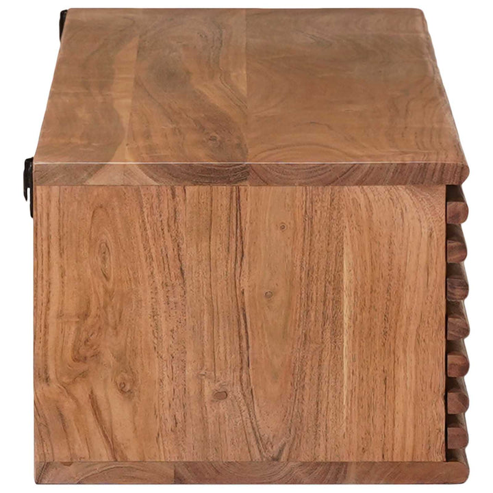 TV-skab med opbevaring med dør Naturfarvet 105 x 30 x 22,5 cm