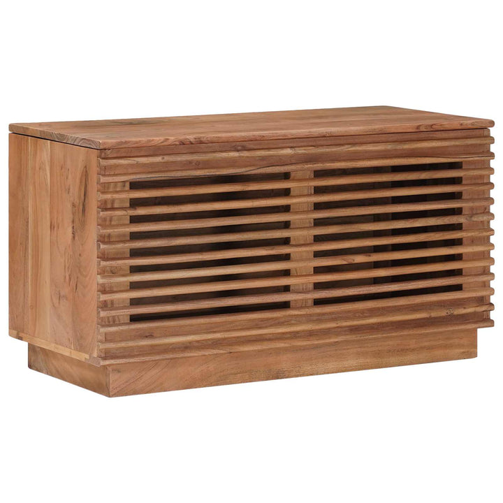 Opbevaringskasse med opbevaring Naturfarvet 85 x 40 x 46 cm