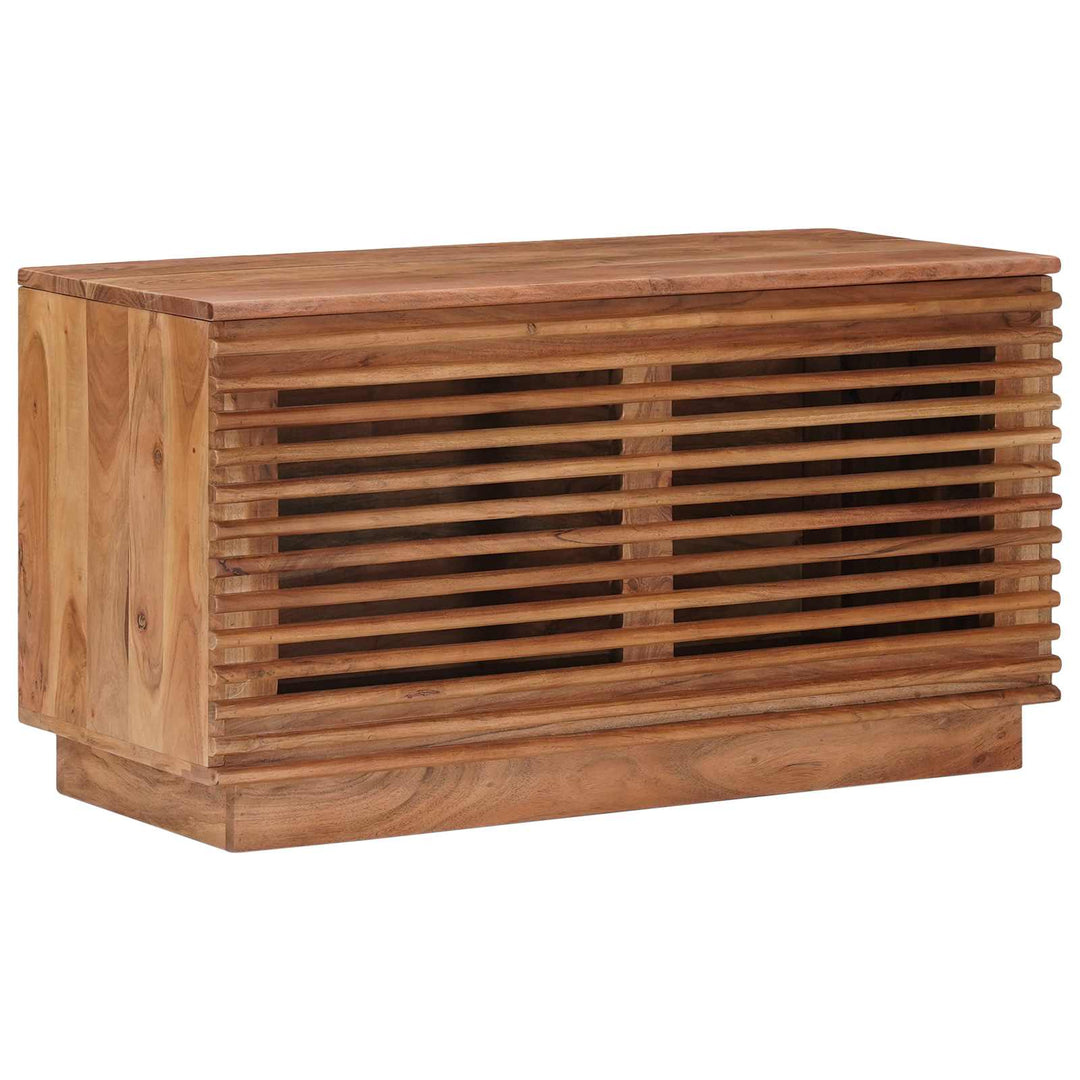 Opbevaringskasse med opbevaring Naturfarvet 85 x 40 x 46 cm
