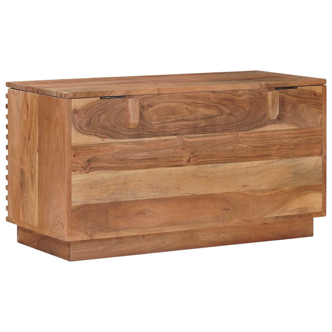 Opbevaringskasse med opbevaring Naturfarvet 85 x 40 x 46 cm