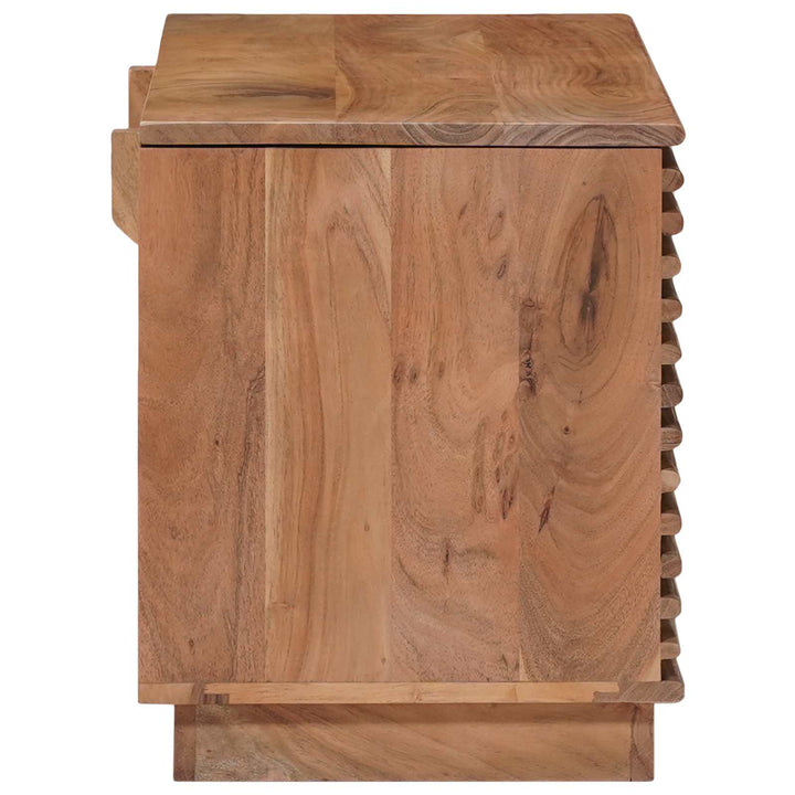 Opbevaringskasse med opbevaring Naturfarvet 85 x 40 x 46 cm