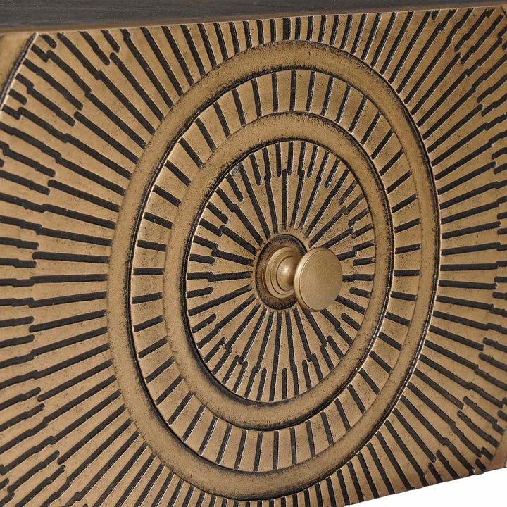 Håndlavet natbord Kaffe Brun 40 x 30 x 20 cm Massivt mangotræ