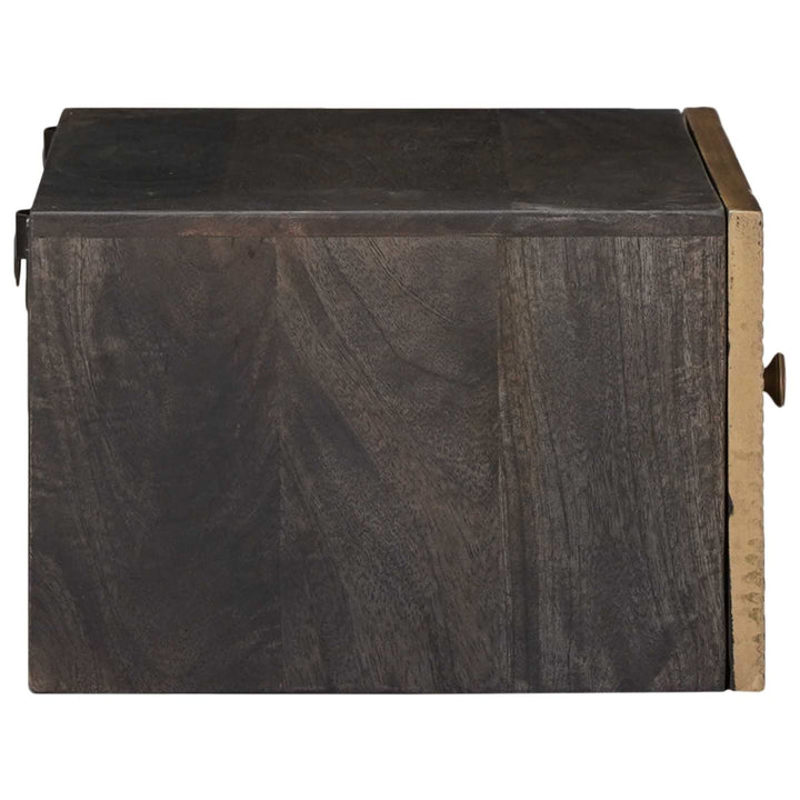 Håndlavet natbord Kaffe Brun 40 x 30 x 20 cm Massivt mangotræ
