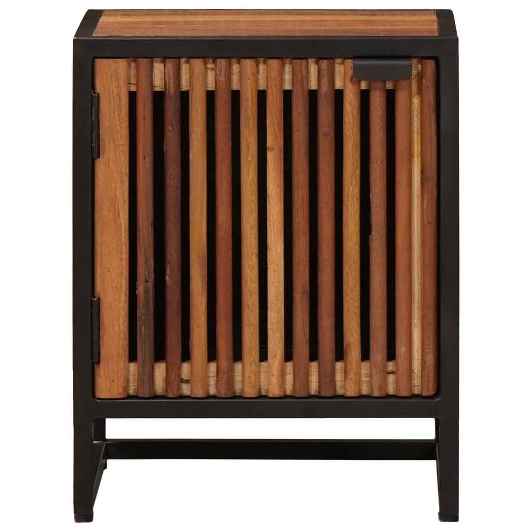 Håndlavet natbord Naturfarvet 40 x 30 x 50 cm Massivt mangotræ