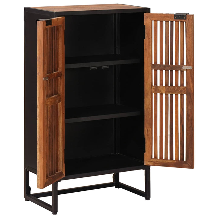 Highboard 53 x 30 x 95 cm Massivt Mango Træ og Ingeniørtræ