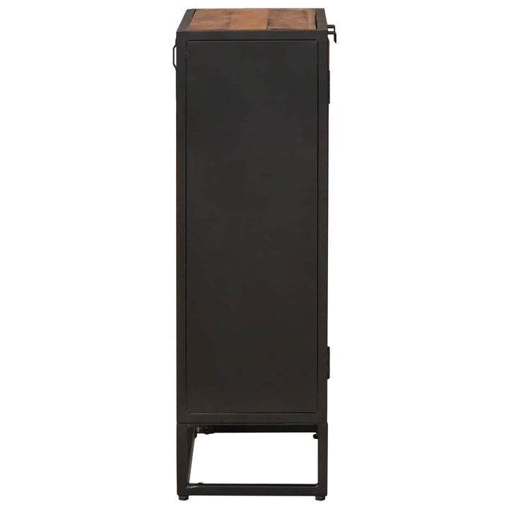 Highboard 53 x 30 x 95 cm Massivt Mango Træ og Ingeniørtræ